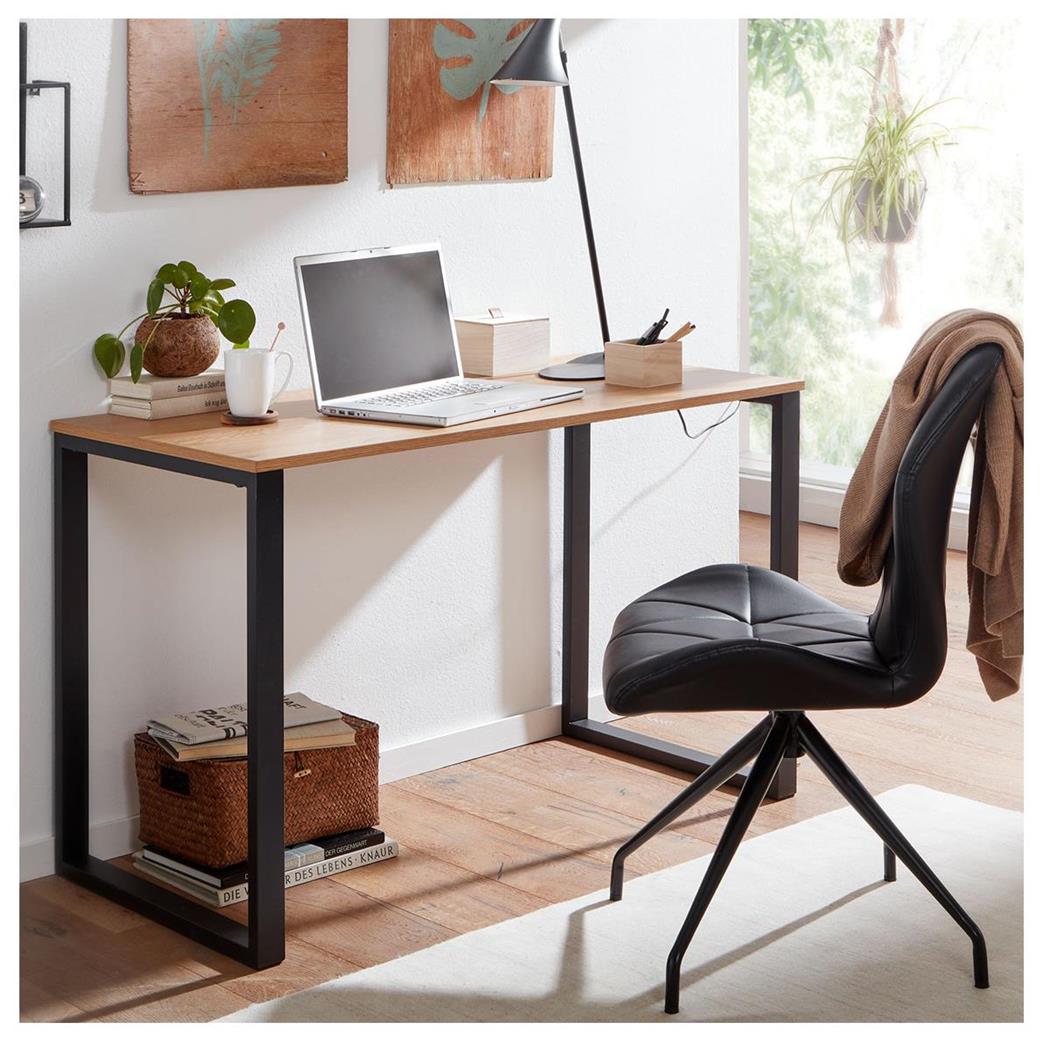 Bureau KODY, 120x60x76cm, Houten Blad en Metalen Structuur