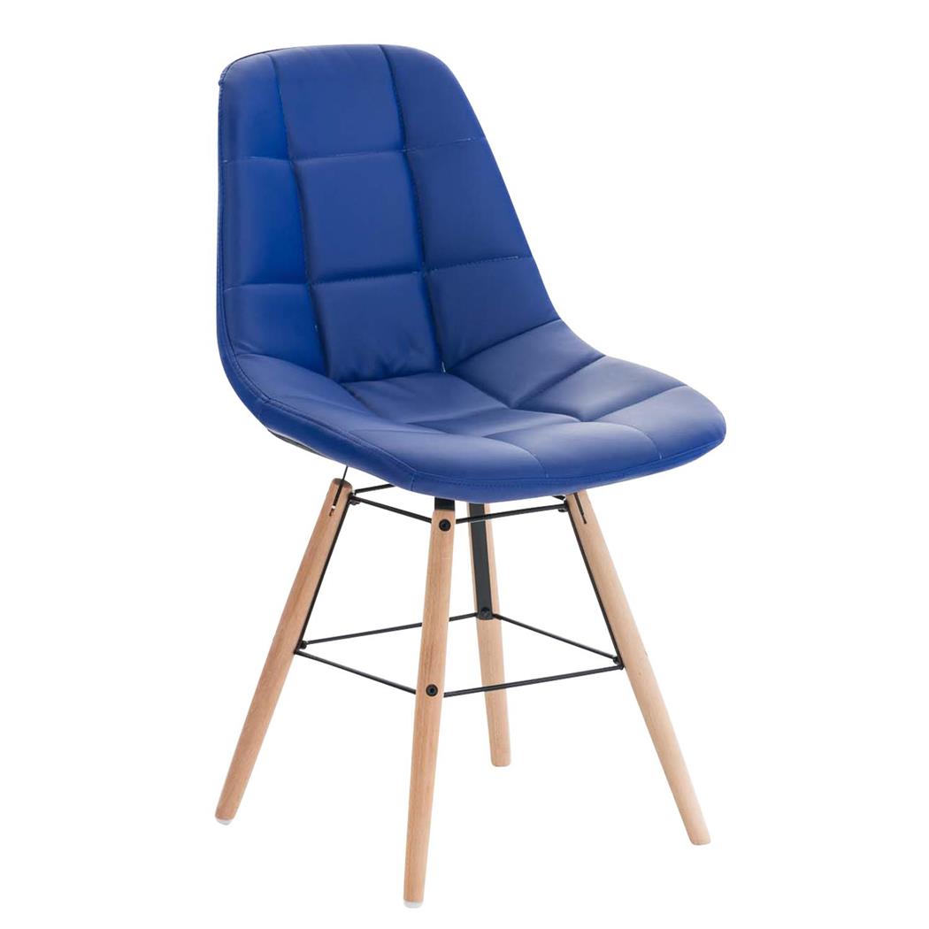 Vergaderstoel TOMMY LEDER, Exclusief Ontwerp, Blauw