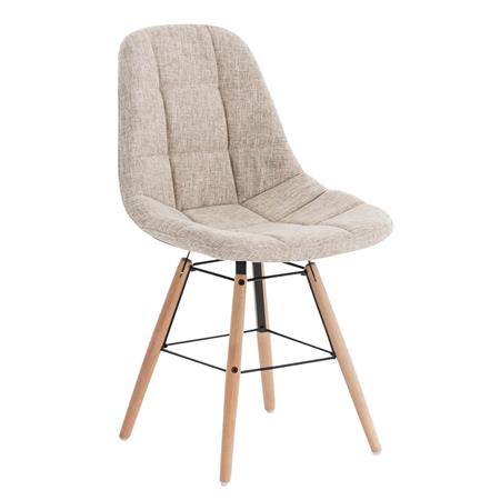 Vergaderstoel TOMMY STOF, Exclusief Ontwerp, Beige