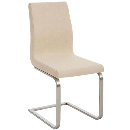 Vergaderstoel JASON STOF, Dikke Vulling, Stoffen Bekleding, Kleur Beige