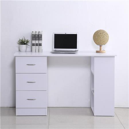 Bureau LIAM, Afmetingen 120x49x72 cm, van Hout in de Kleur Wit